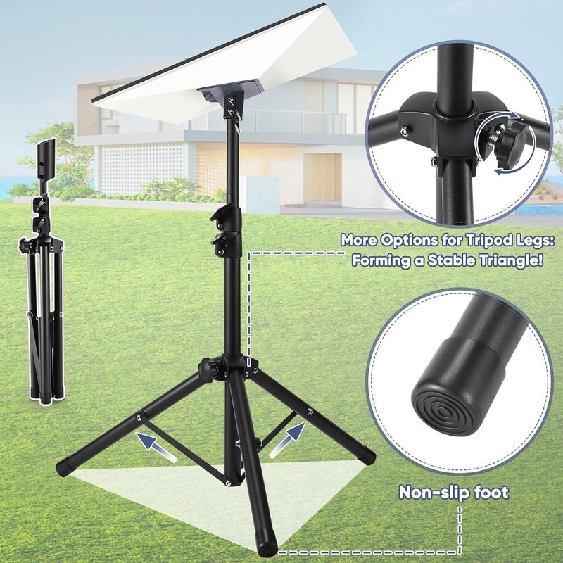 GADFISH Starlink Gen 3 Tripod, Adjustable Starlink Stand with Pipe Adapter, Starlink Standard Tripod Mount Gen 3, Starlink Ground Stand - Image 4